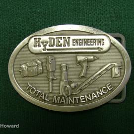 Belt buckle: HYDEN Engineering Total Maintenance