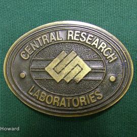 Belt buckle: Central Research Laboratories