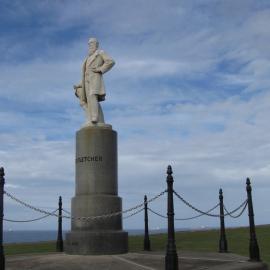 James Fletcher monument, James Fletcher Park, Watt Street, Newcastle, NSW, 21 June 2009