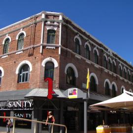 Commercial building [corner of Wolfe Street and] Hunter Street Mall, Newcastle, NSW, 8 February 2010