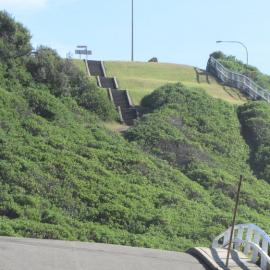 Steep steps above the Bogey Hole, Newcastle, NSW, 27 February 2010