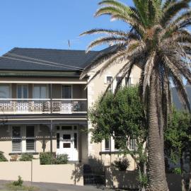 Large house with wrought iron verandah, Newcastle, NSW, 27 February 2010