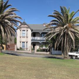 Two story building near a park, Newcastle, NSW, 27 February 2010