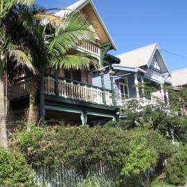 Street with timber houses, Newcastle, NSW, 27 February 2010