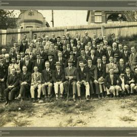Photo of a large group of TOC H men