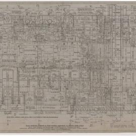 LM78076 K5 Lake Macquarie (Wangi) Power Station Turbine & Pump Houses – Basement Floor Arrangements Rows 9-14