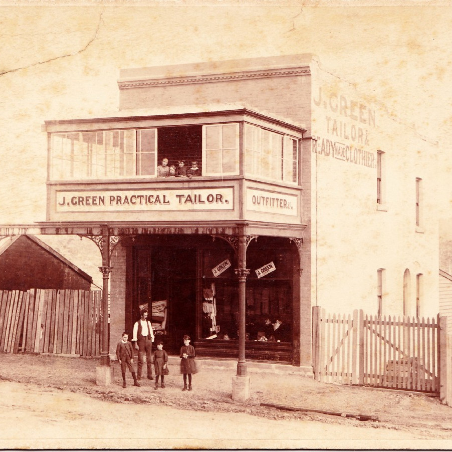 Photo by Ralph Snowball of Janet Cockerill's Great Grandfather's store in Adamstown
