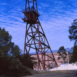 Elrington Colliery poppet head, by Baden Powell Howard