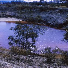 Aberdare No 7 Colliery acid water dam, by Baden Powell Howard