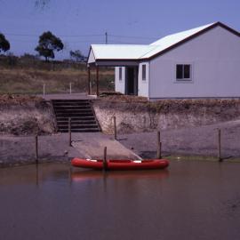 Canoe shed, Shortland Wetlands, NSW, December 1987