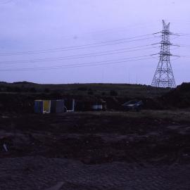 Work compound, Shortland Wetlands, NSW, 1986-June 1988
