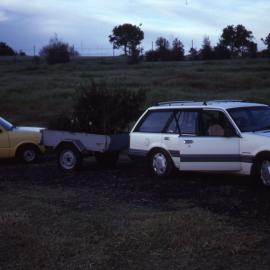 Working bee, Shortland Wetlands, NSW, May 1988