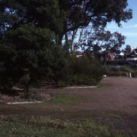 Visitors Centre car park, Shortland Wetlands, NSW, June 1989