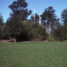 Shortland Wetlands, entry gates, NSW, June 1989