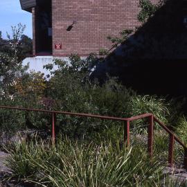 Visitors Centre gardens, Shortland Wetlands, NSW, December 1989