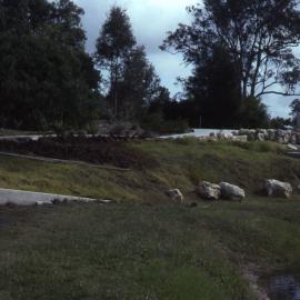 Amenities block path, Shortland Wetlands, NSW, 28 April 1990