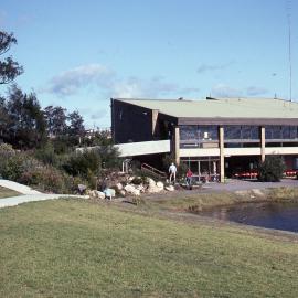 Visitors Centre gardens, Shortland Wetlands, NSW, August 1991