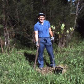 Rainforest planting bee, Shortland Wetlands, NSW, April 1992