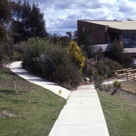 Visitors Centre gardens, Shortland Wetlands, NSW, September 1992