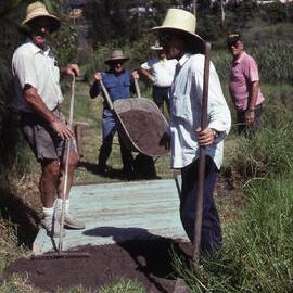 Newcastle North Rotary Club boardwalk, Shortland Wetlands, NSW, 1989-1994
