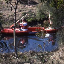 Canoeing, Shortland Wetlands, NSW, 1994