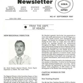 Joint Medical Newsletter No. 047, September 1987