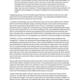 Thinking about Andrew David Spaull