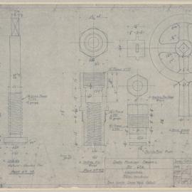 South Maitland Railways Pty Ltd - Locomotives, 10 Class loco boilers, 9 mm injector steam valve details, 1 February 1956