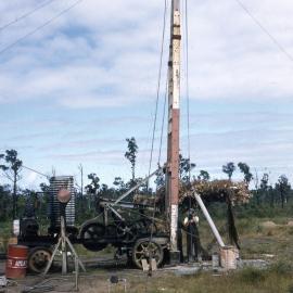 Drilling rig cable borehole,  [Abermain Extended Colliery, NSW]