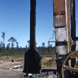 Drilling bit, stowage material borehole, July 1956