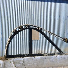 Cable anchor - electric power borehole, Abermain stowage project, July 1956