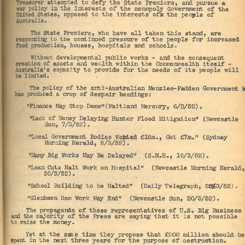 "Menzies must go" document
