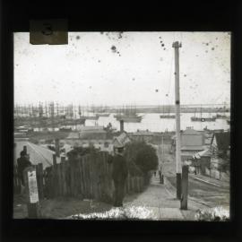 Brown Street, overlooking harbour, Newcastle, NSW