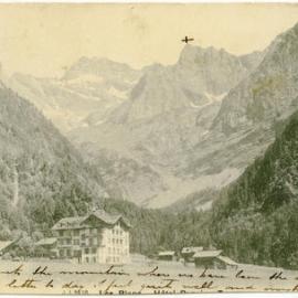 Postcard of Mont Blanc, Switzerland