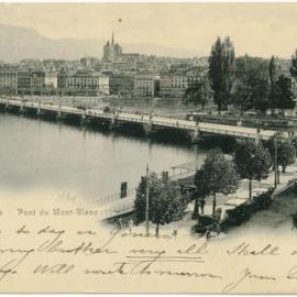 Photograph of the Pont Mont-Blanc, Geneva