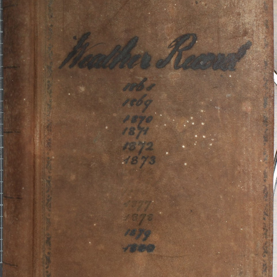 Maryland Station. Weather Record. 1868-1897