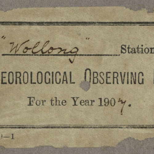 Wollong Station, Mount Vincent, Meteorological Observations and related Archives