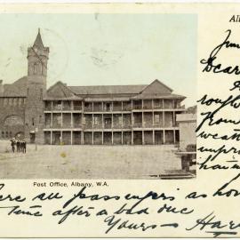 Postcard of Post Office, Albany, Western Australia