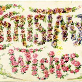 Postcard - "Prosperity Attend You"