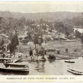 Parkesvale En Fete - Picnic Steamer, Yachts, Etc.