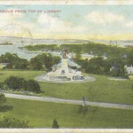 Sydney Harbour from Top of Library
