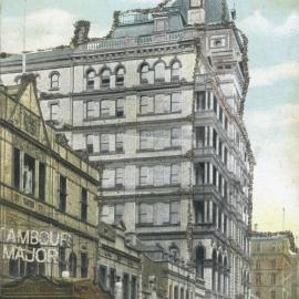 Castlereagh Street, Sydney, NSW, Showing Theatre Royal and Hotel Australia
