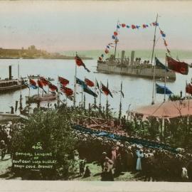 Official Landing Party of Governor General Lord Dudley - Farm Cove, Sydney