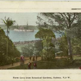 Farm Cove from Botanical Gardens, Sydney
