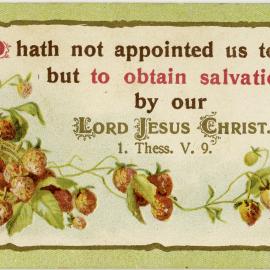 God Hath Not Appointed Us to Wrath