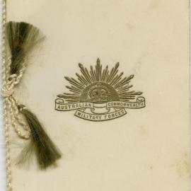 Australian Army Christmas Card, 1918