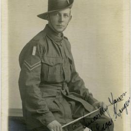Postcard of Australian Soldier Heinrich Edgar Kruger