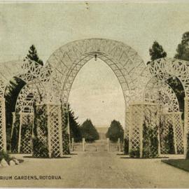Arch at Sanatorium Gardens, Rotorua, New Zealand
