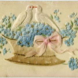Doves on Flowers