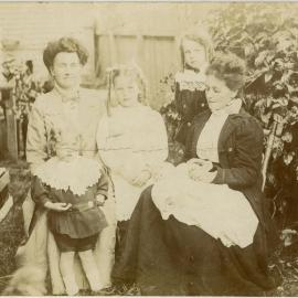 Postcard of a Family